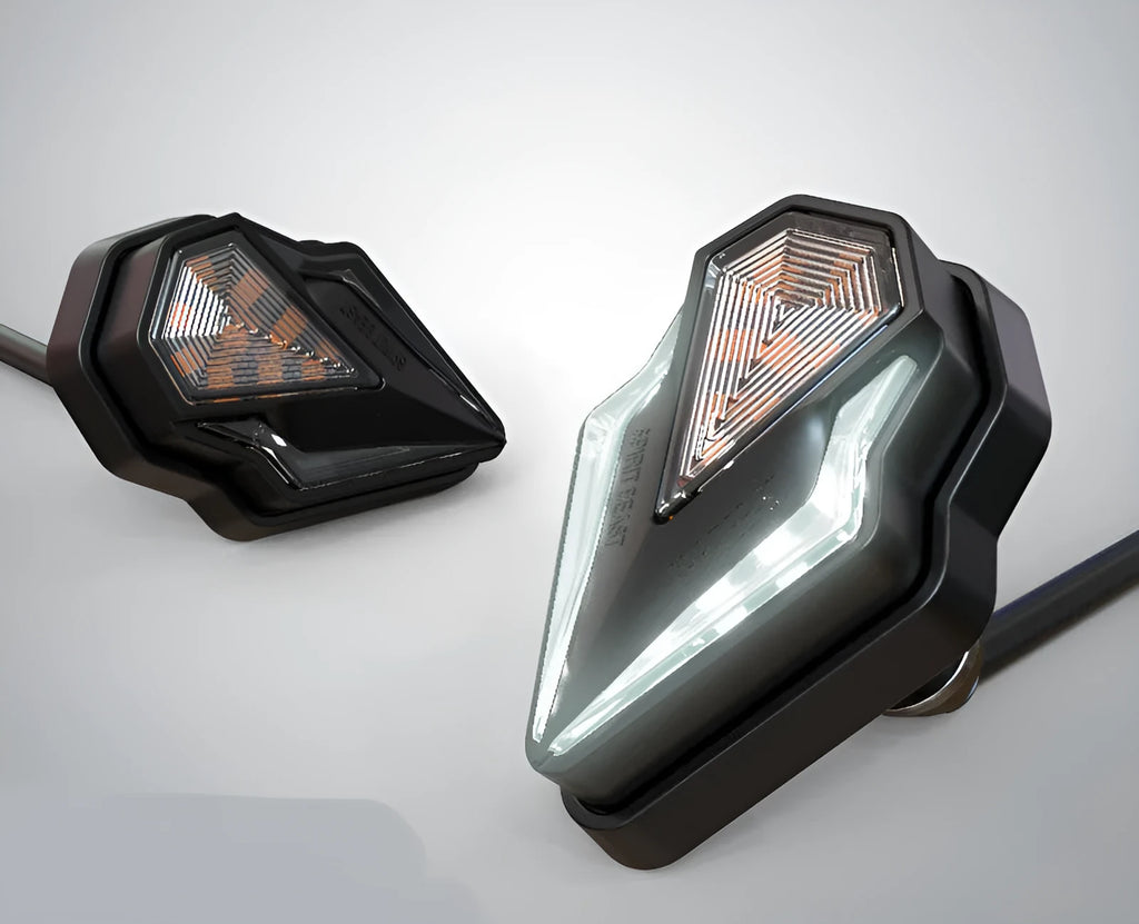 DC12V LED3528 modified car body lights, IPX6, blue white red or warning yellow, 1 pair