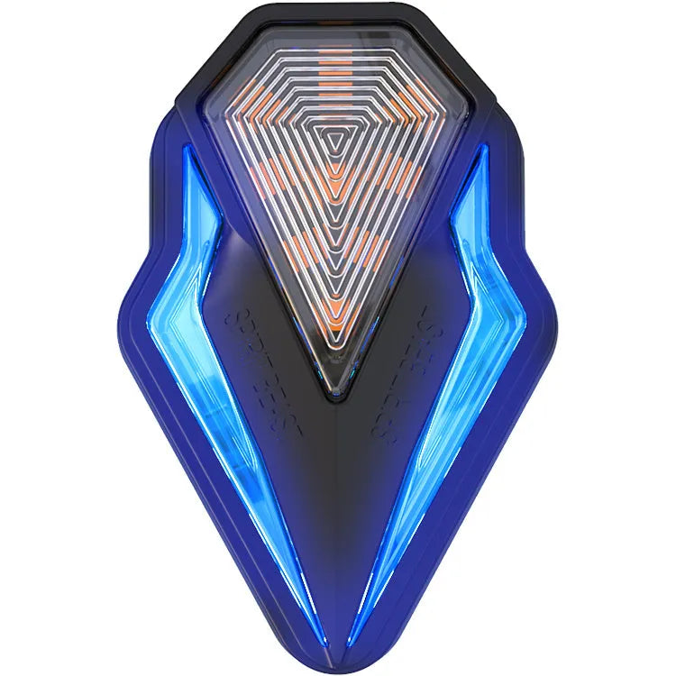 DC12V LED3528 modified car body lights, IPX6, blue white red or warning yellow, 1 pair
