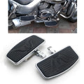 Black modified big motorcycle rest pedal for Harley FL00297 on plain background