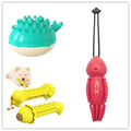 Summer electric floating dog toy in yellow with water spray and molar bumps