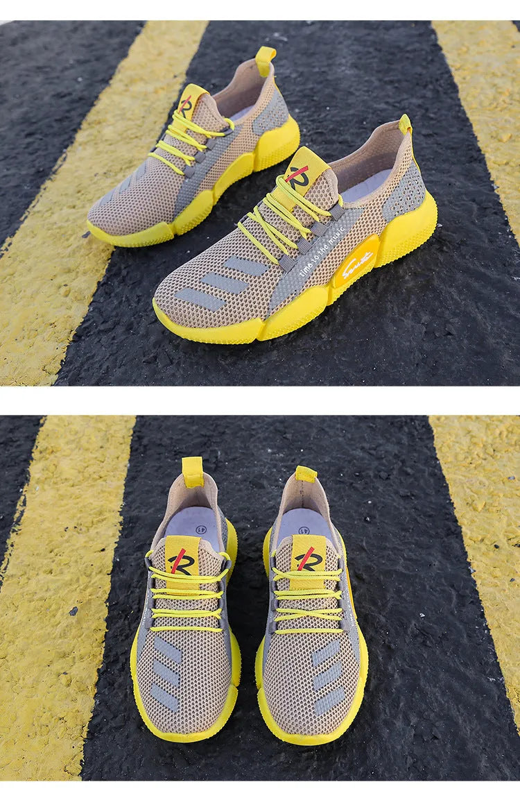 Mesh shallow mouth low-cut breathable shoes in white with composite sole flat heel round toe