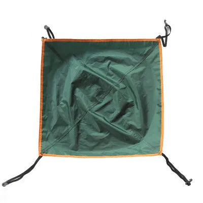 Automatic quick opening family camping tent for 3-4 people, waterproof, fibreglass poles, blue colour