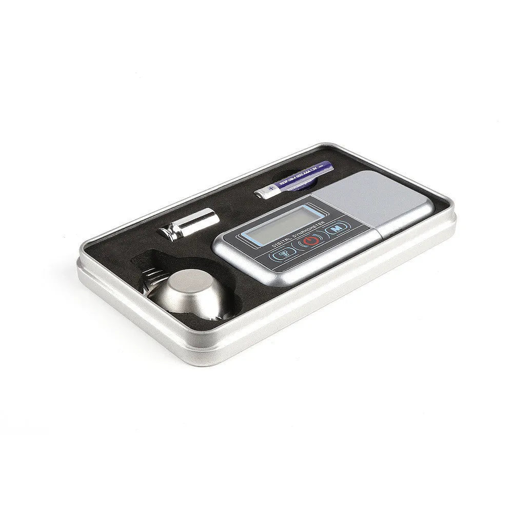 Digital electronic precision scale with 0.005g accuracy and 100g maximum capacity