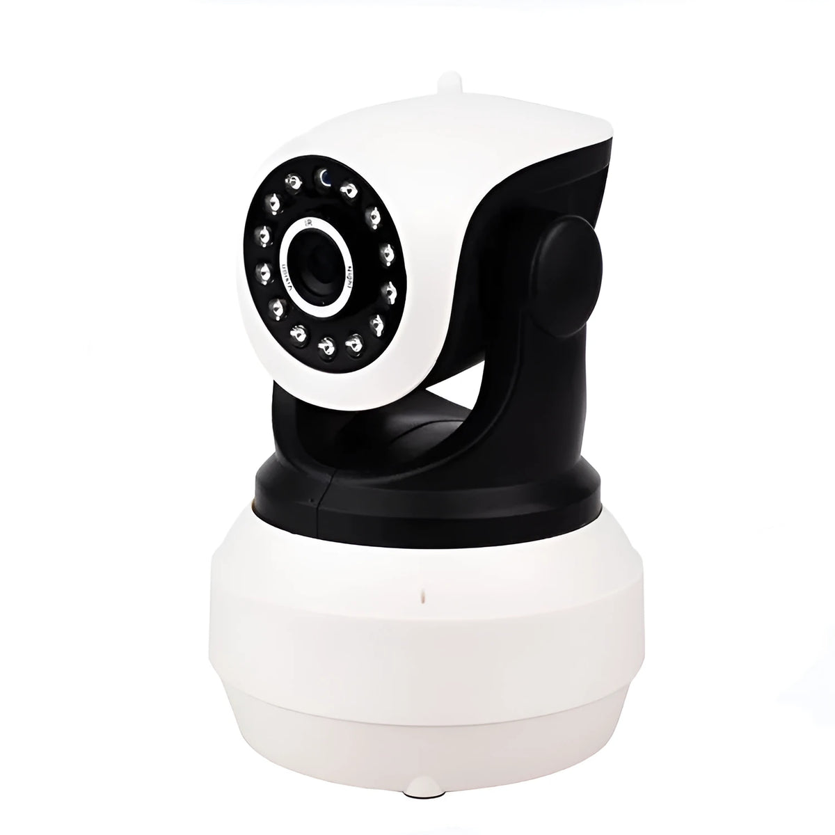 Wireless wifi baby monitor with 360 degree panoramic PTZ control, 1280x960 resolution, and infrared night vision