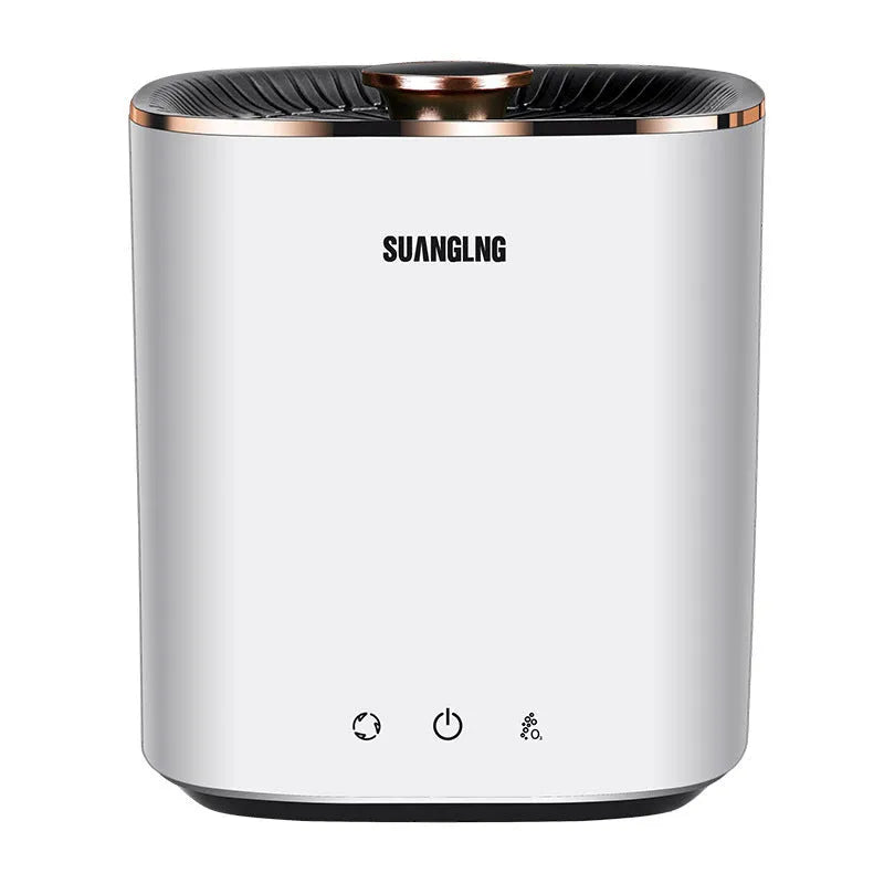Green and white mini portable washing machine with ozone sterilisation for underwear and socks