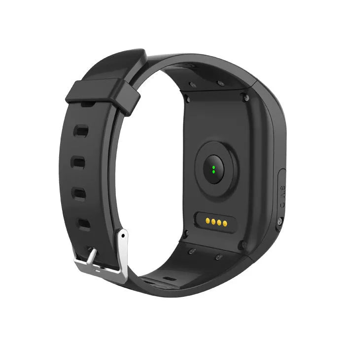 Elderly positioning bracelet call tracker black wrist strap with screen and touch operation