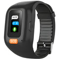 Elderly positioning bracelet call tracker black wrist strap with screen and touch operation