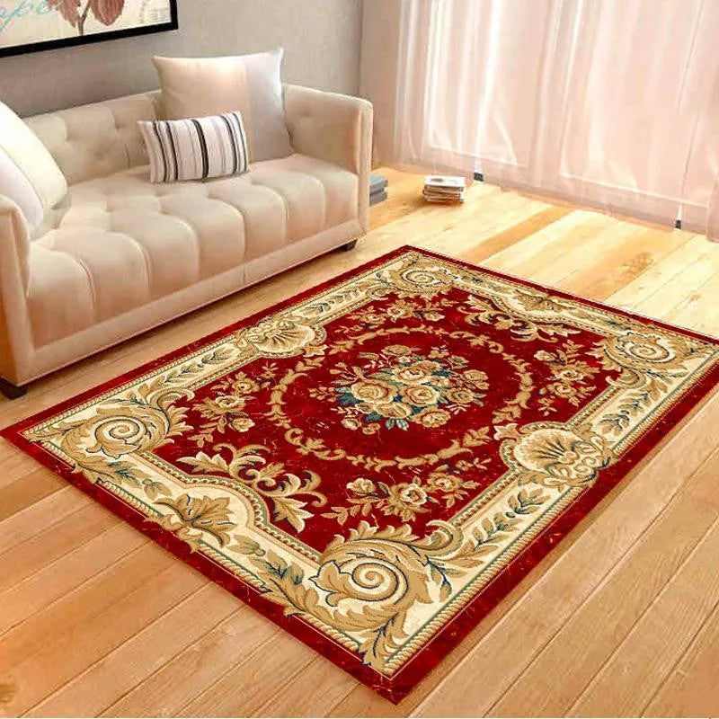 Rectangle soft carpet in a living room setting, available in multiple colours and sizes up to 200x300 cm