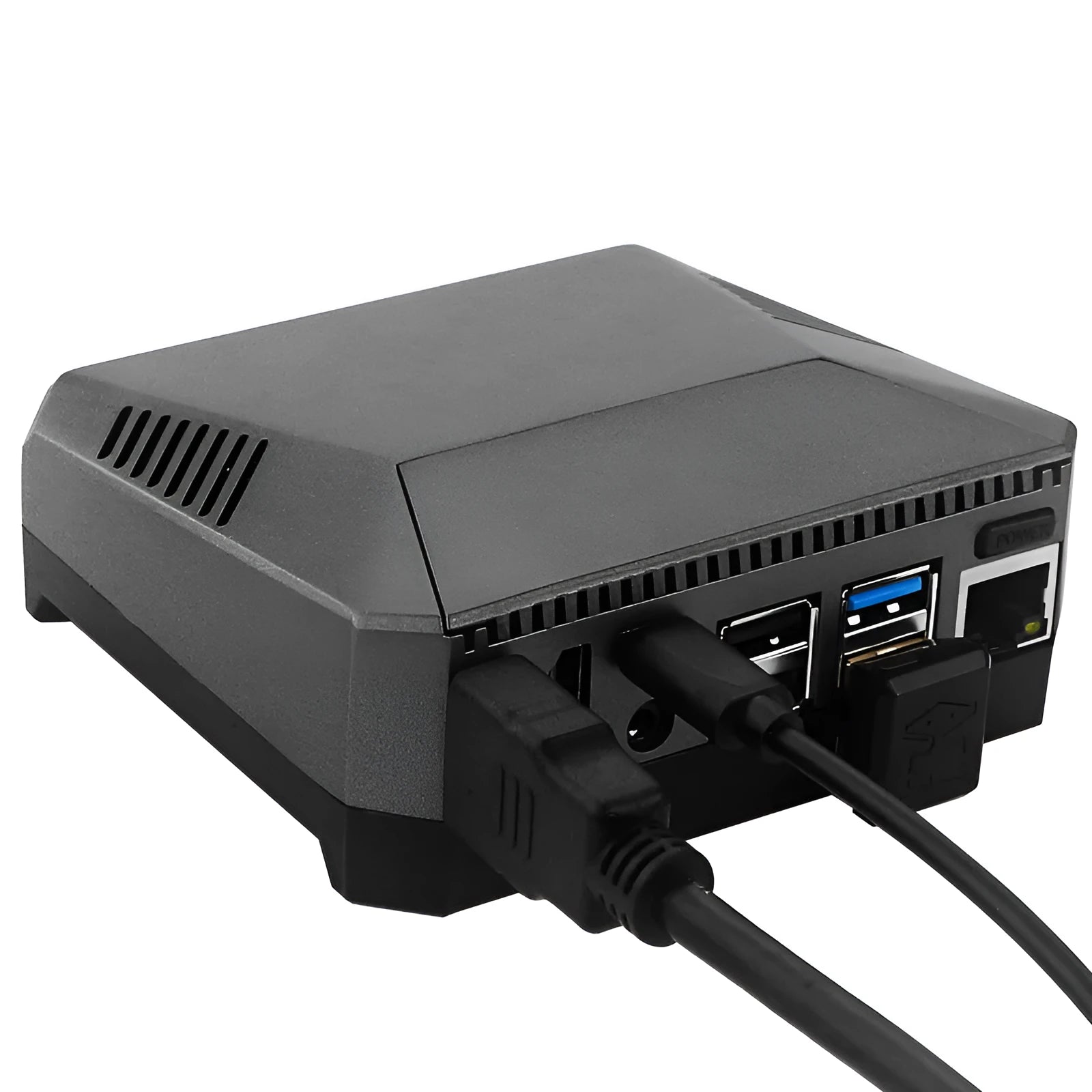 Aluminium alloy SSD cooling case with fan for M.2 hard drive expansion board protection