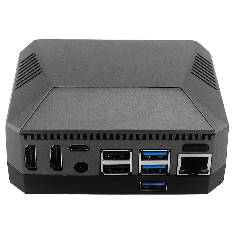 Aluminium alloy SSD cooling case with fan for M.2 hard drive expansion board protection