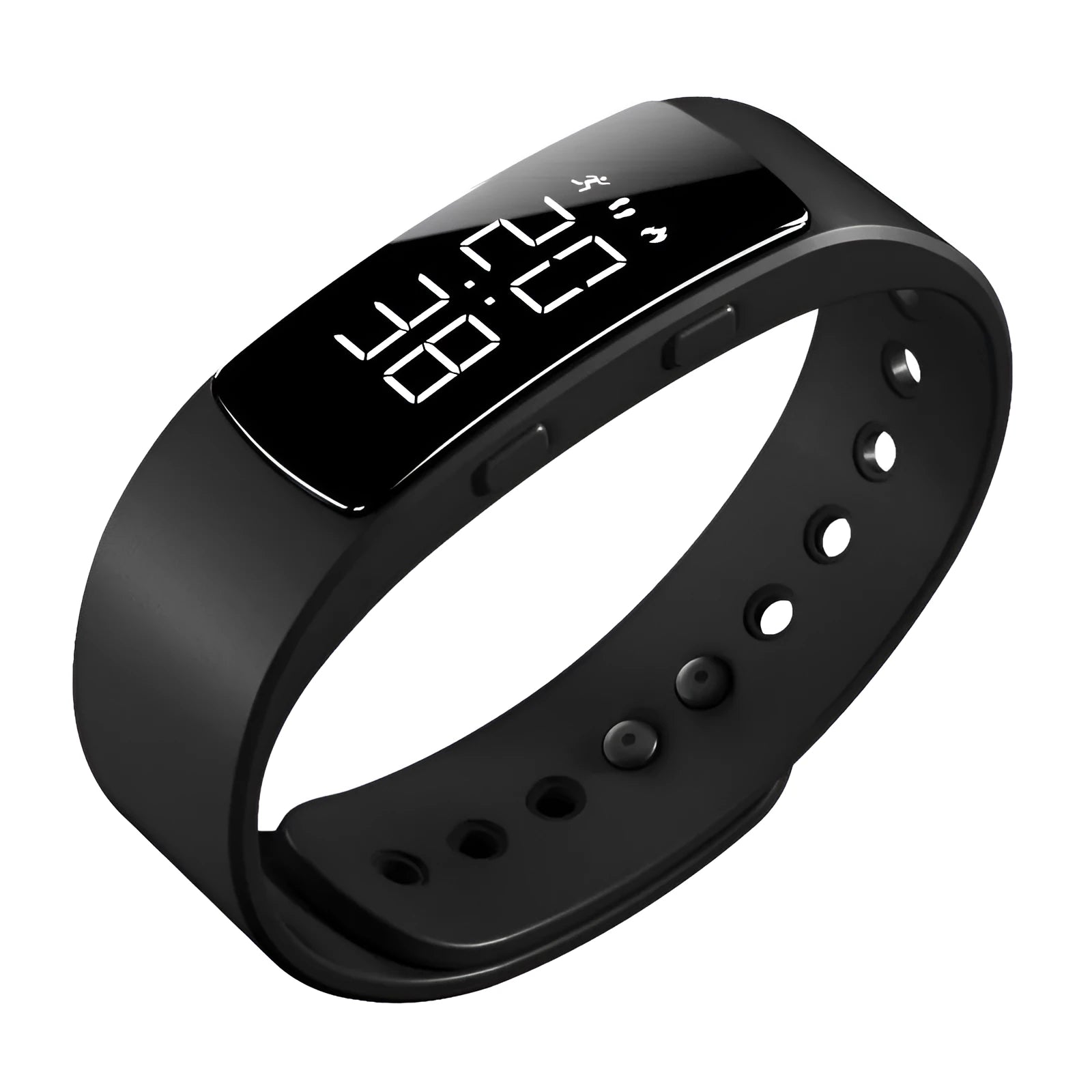 Digital sports watch with 40mm dial and 30m waterproof rating in camouflage green colour