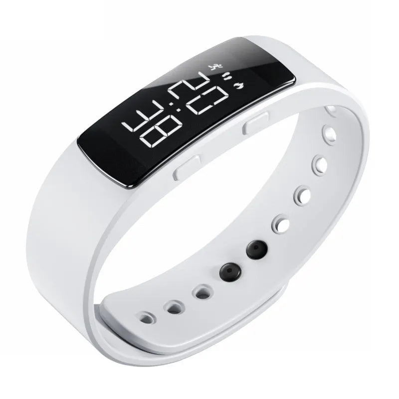 Digital sports watch with 40mm dial and 30m waterproof rating in camouflage green colour