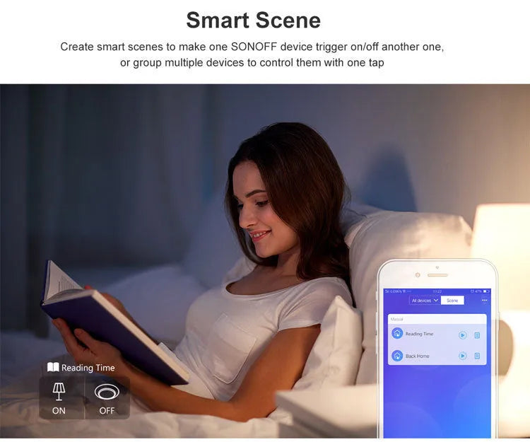 White tempered glass smart touch wall switch with single gang design on a wall