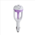 Compact portable car humidifier in blue, green, pink or purple with 180-degree rotation spray head