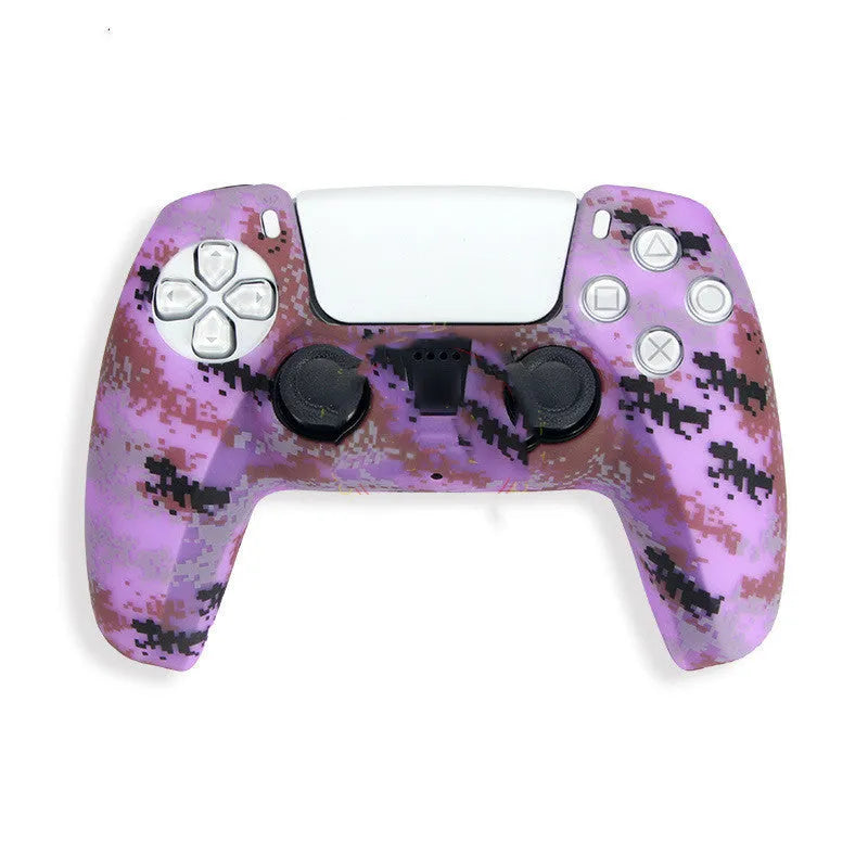 Camouflage pattern silicone protective case for PS5 DualSense controller