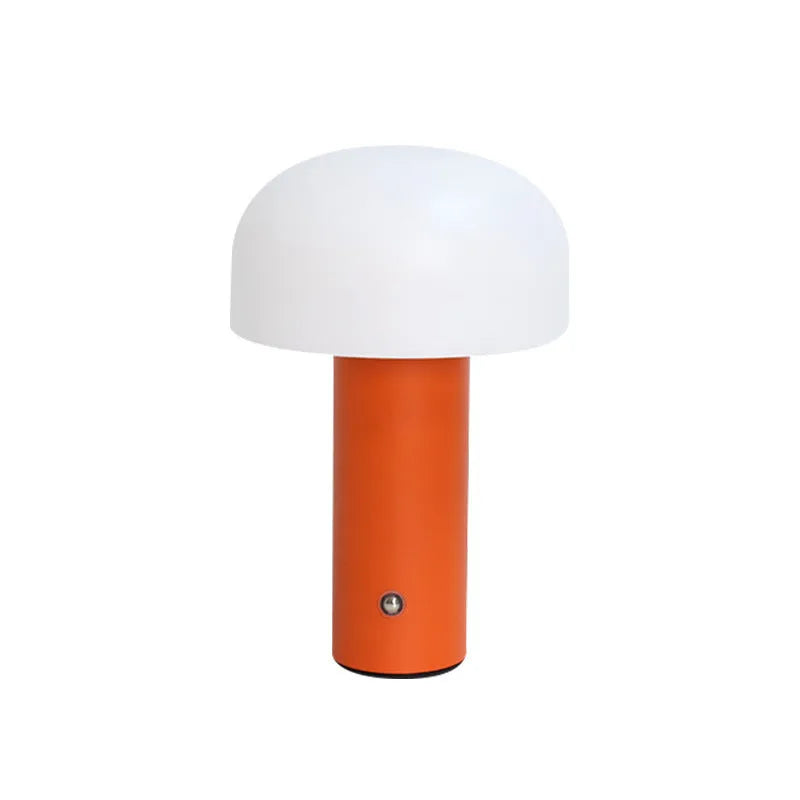 USB table lamp with dual-purpose charging and atmosphere lighting in four colour options