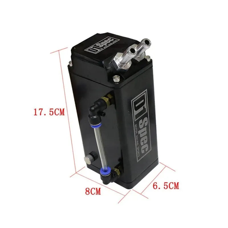D1 engine oil catch tank in red, blue, black, silver colours for car secondary intake exhaust gas pipe modification