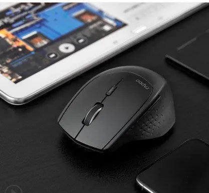 Pennefather MT550 wireless Bluetooth mouse in black with six buttons, cordless computer mouse for office and home use