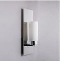 Modern minimalist glass petal wall lamp with button switch, 230mm, for bedside use