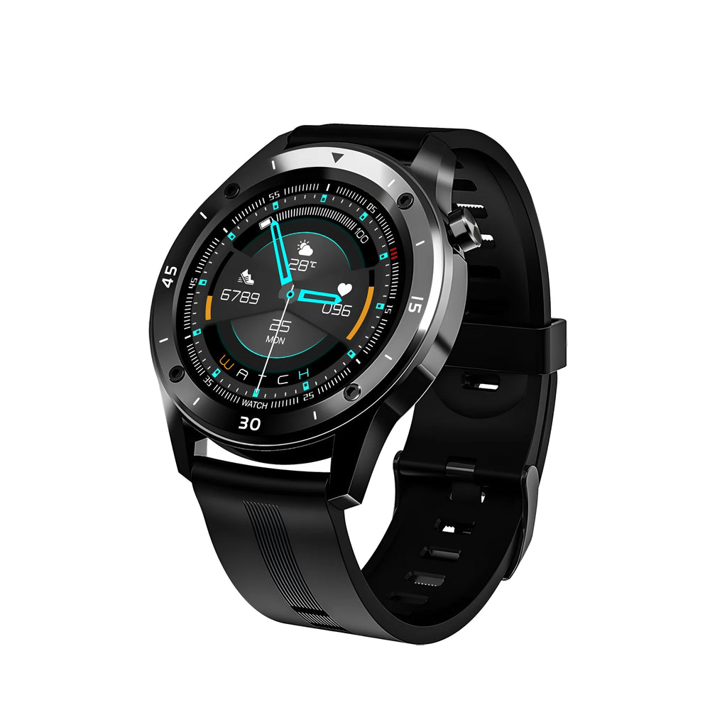 F22 smartwatch in red, black or green with a 1.54-inch screen on a TPU wrist strap.