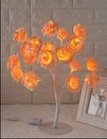 LED tree lamp simulation small flower tree table lamp warm light decoration