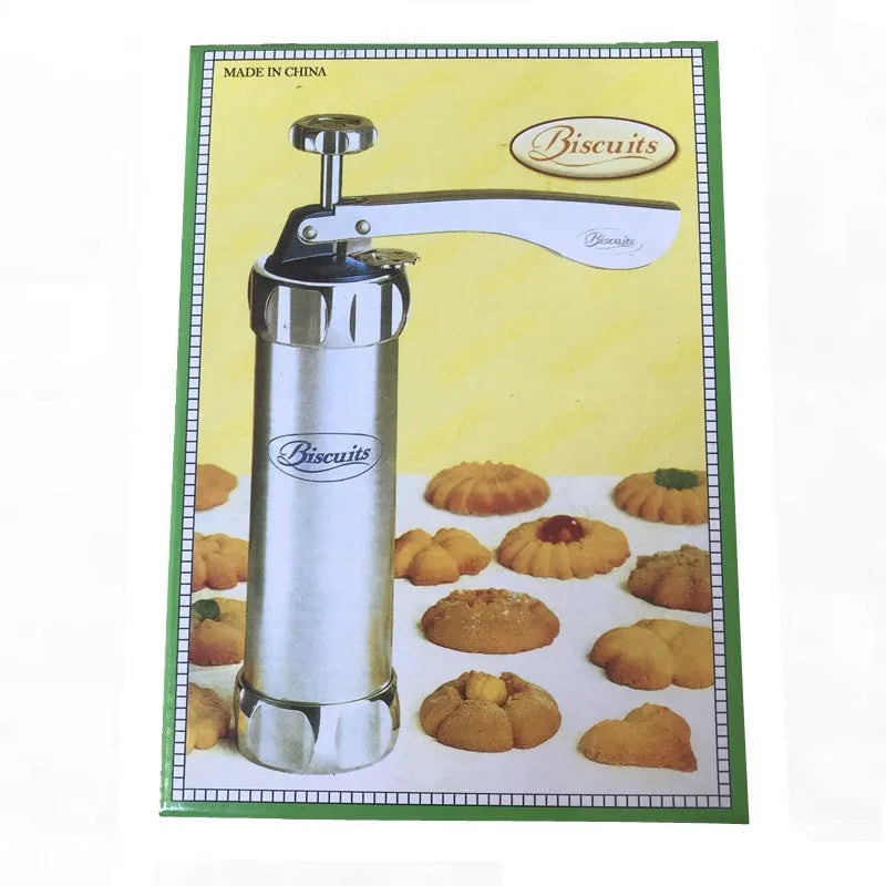 Stainless steel irregular biscuit mould decorating gun baking tool 22x15.5x6cm style 2098