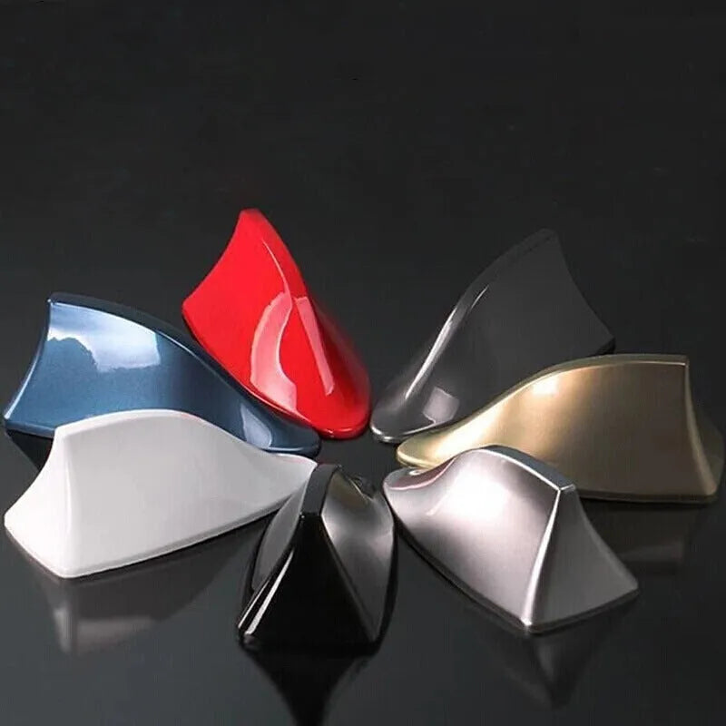 Car shark fin antenna, ABS painted, 17cm x 7.6cm x 6.5cm, roof aerial for radio, seven colours