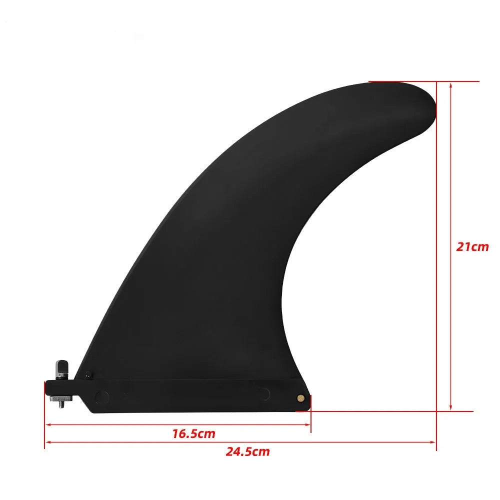 heytur YQ310 plastic SUP paddle with removable fish fins.