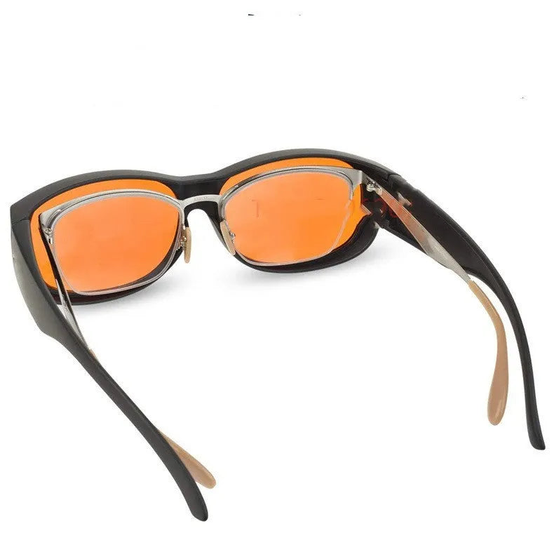 Anti-blue light glasses square style PC frame PRO lens 99% blue light block