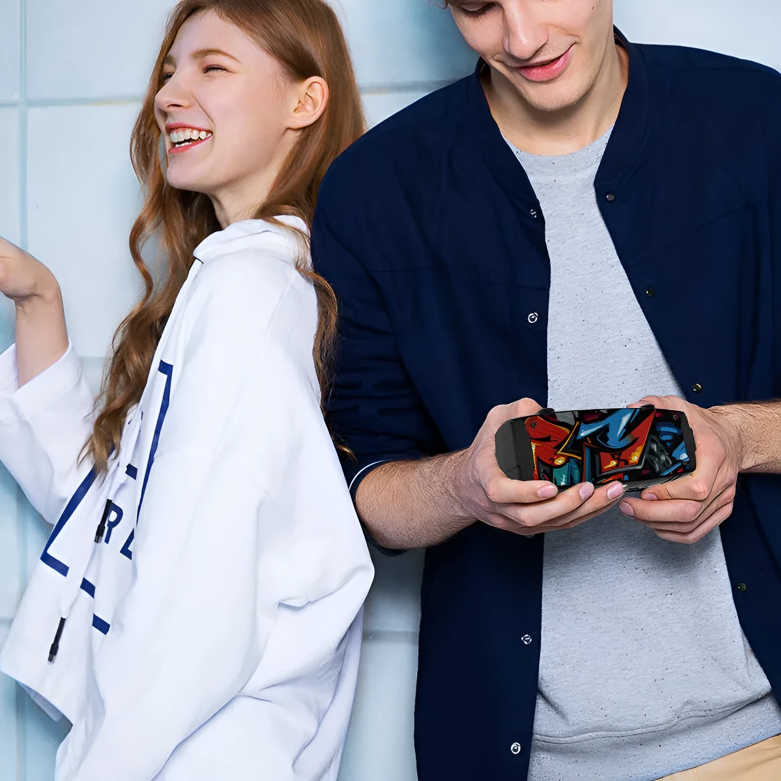 Portable bluetooth speaker in selected colour with twin speakers and USB charging port