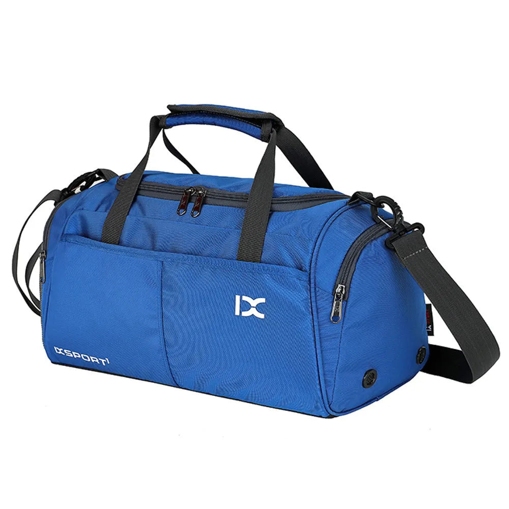Fashion portable yoga sports bag in polyester solid colour, 39x19x23 cm, unisex design for travel