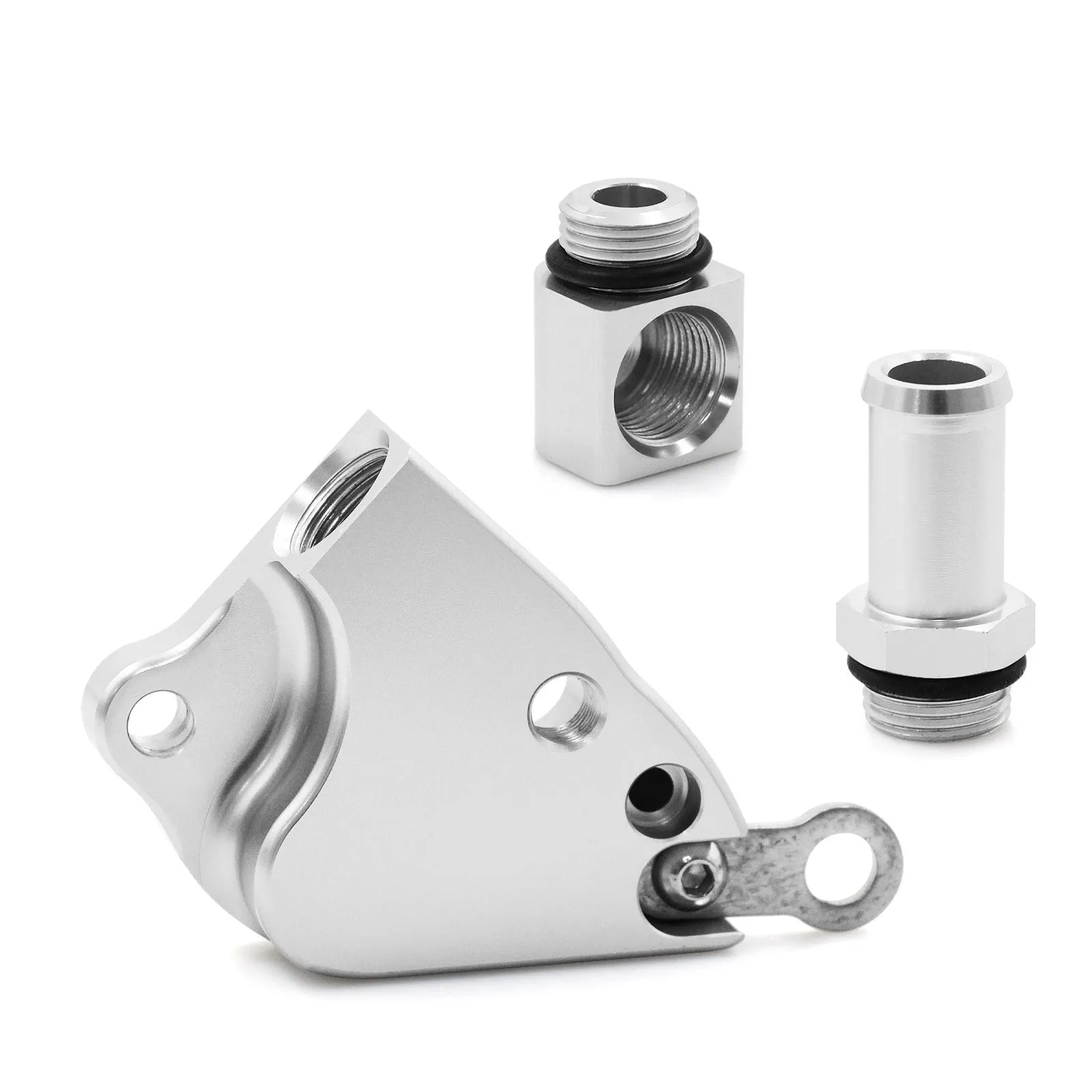 Aluminium intake manifold coolant adapter for Honda K20 K24 engine