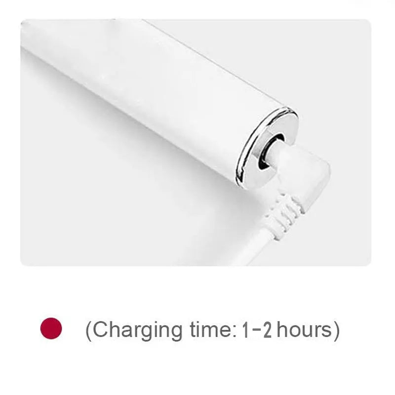 Silver handheld UV disinfection stick with PC and aluminium tube, 20x300mm dimensions, USB rechargeable