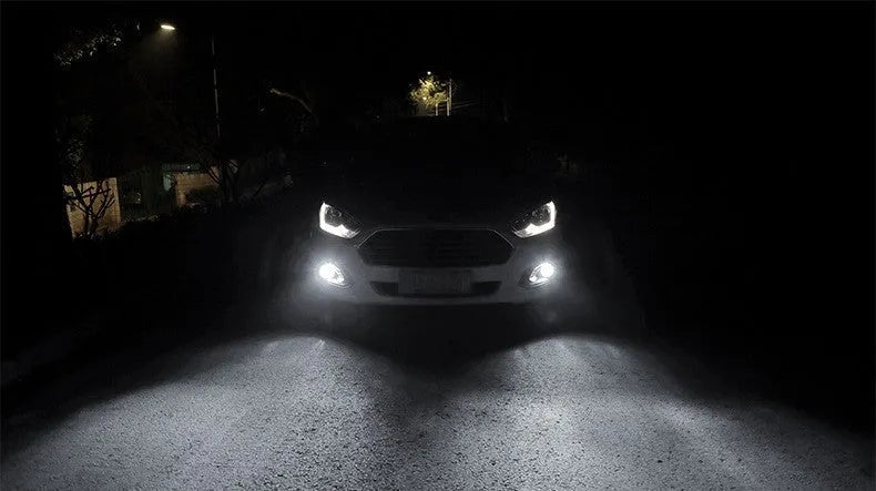 H11 H8 CSP 80W high power LED car front fog lamp with aviation aluminium housing.