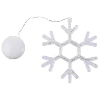 Christmas LED suction cup chandelier with Santa Claus and snowman designs for window decoration