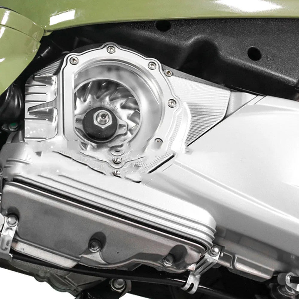Vespa Primavera clutch intake cover in multiple colour options for 2019+ 150 and 125 models