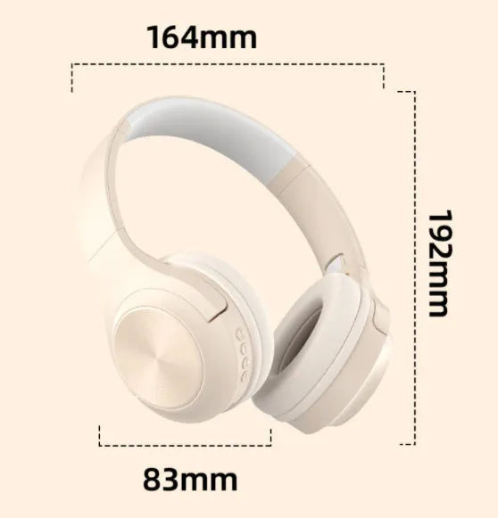 Creative design wireless Bluetooth headset shown in Ivory White, Chalk Black, and Youth Green colour options.
