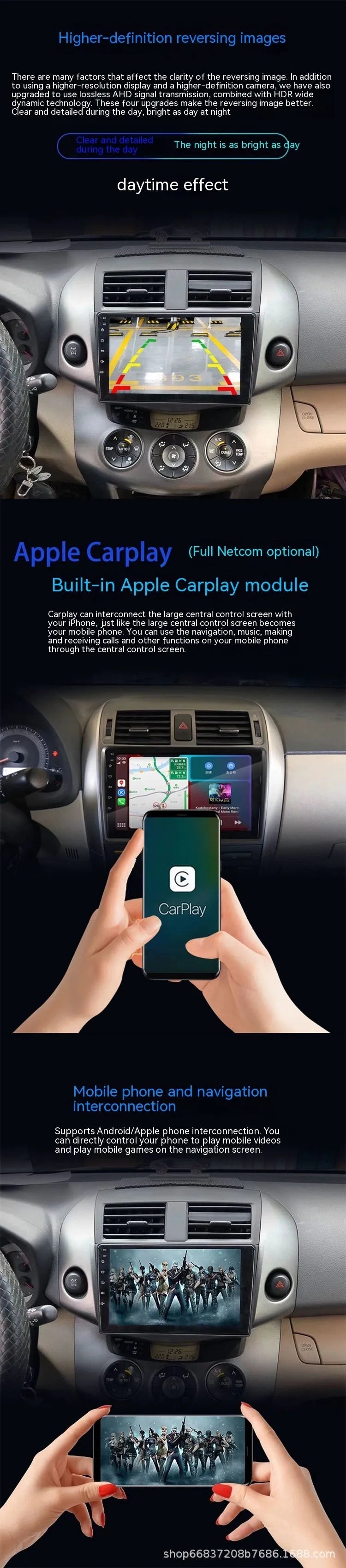 9-inch Android car stereo with wireless CarPlay for Volkswagen Fox manual air conditioning vehicles