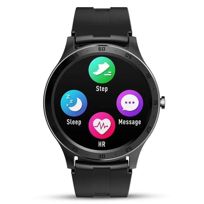 S20 smart fitness bracelet with colour screen on wrist showing step count display