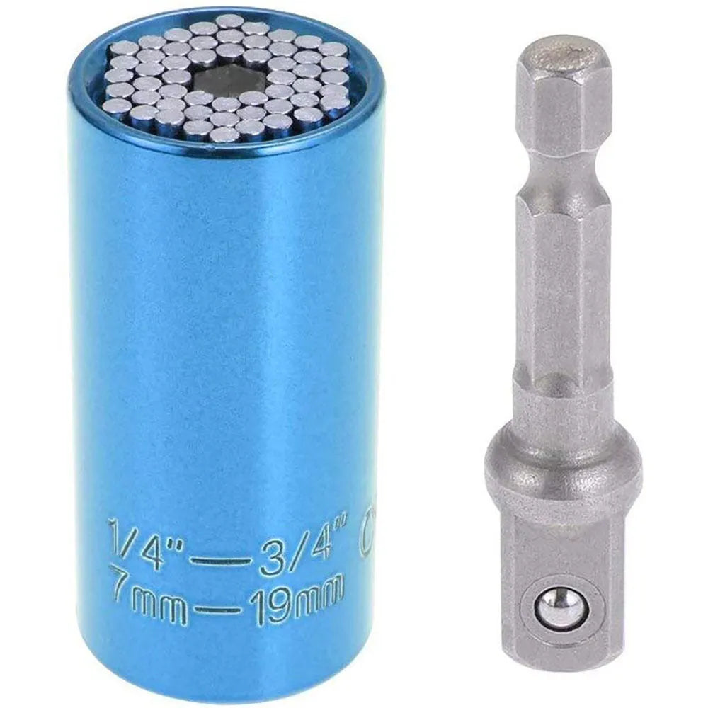 Universal socket metal 52mm x 25mm in Black, Blue, Green, Purple, Red, Silver, and Yellow.