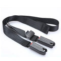Isofix soft connection belt black steel fastener polyester belt for car child safety seat two-point fixing
