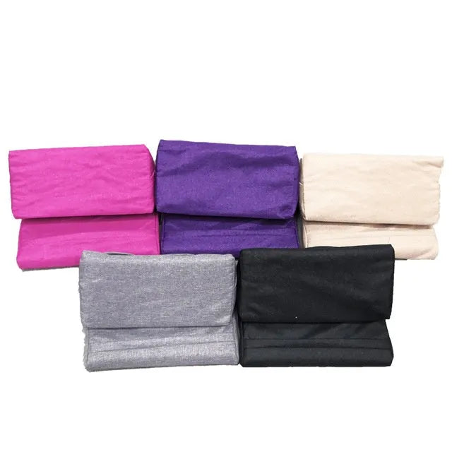 Candy-shaped tablet support pillow with slow rebound fill in beige colour, height above 25cm