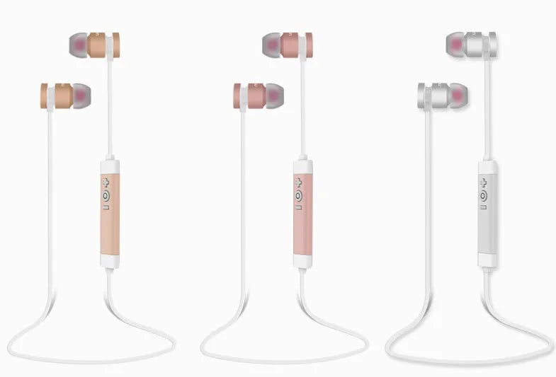 Sports waterproof Bluetooth earphones in black, wireless in-ear design with noise reduction