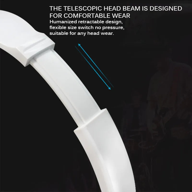 Red folding over-ear wired headphones with adjustable headband and 3.5mm plug on a table