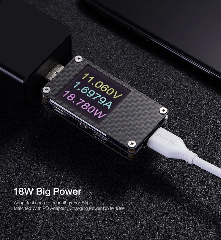 White USB-C to Lightning charging cable with braided exterior measuring 1.2 metres