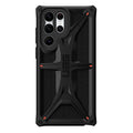 Anti-fall thin black TPU and PC back cover phone case for Samsung Galaxy S22, S22 Plus and S22 Ultra
