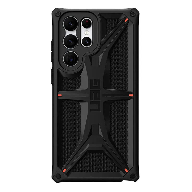 Anti-fall thin black TPU and PC back cover phone case for Samsung Galaxy S22, S22 Plus and S22 Ultra