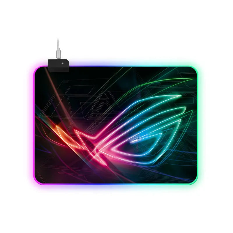 Colourful Prodigal Eye glowing mouse pad with heat transfer print on rubber and cloth surface