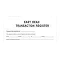 Deposit journal 54K paper bank checking account register with Journal style