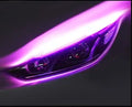 Flexible silicone car LED daytime running light strip with flowing turn signal function in 30cm length.